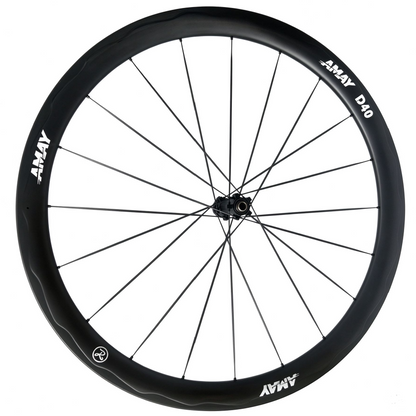 Amay D40 940g Full Carbon Wheelset | Aerodynamic Ripple-Profile