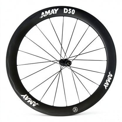 Amay D40/50 980g Full Carbon Wheelset | Aerodynamic Ripple-Profile