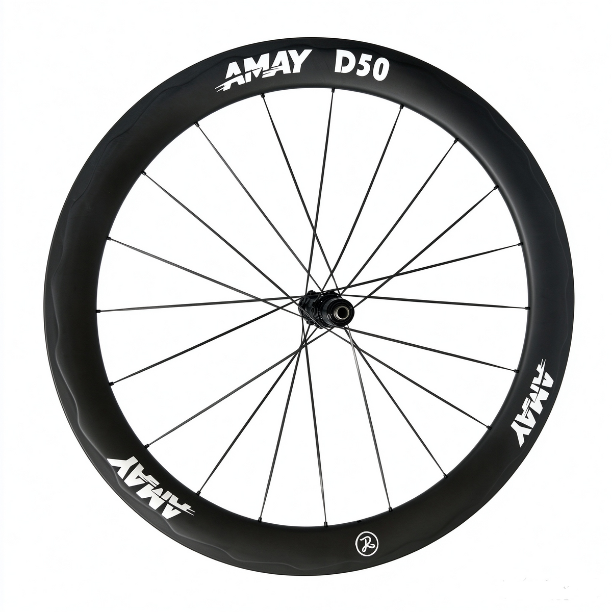 Amay D50 1020g Full Carbon  Wheelset | Aerodynamic Ripple-Profile