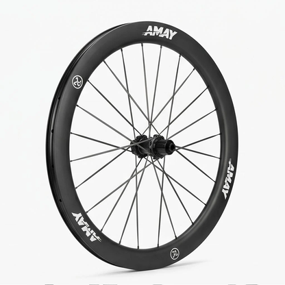 Amay D40/50 980g Full Carbon Wheelset | Aerodynamic Ripple-Profile